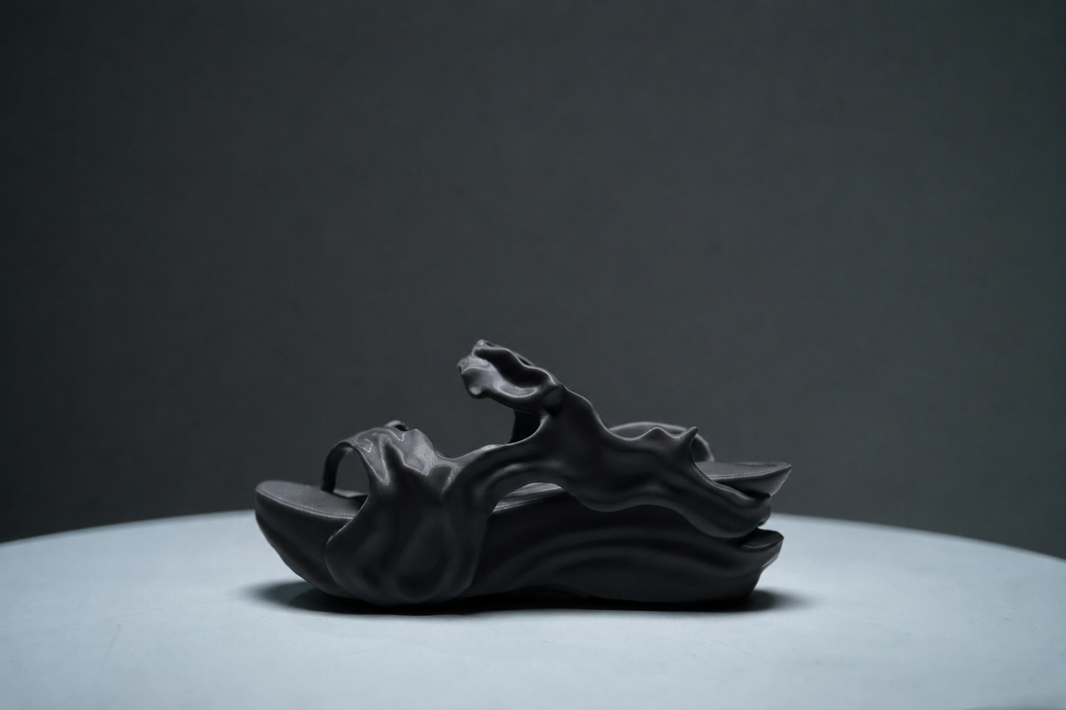 Sea Foam 3D Printed Flatform Sandals