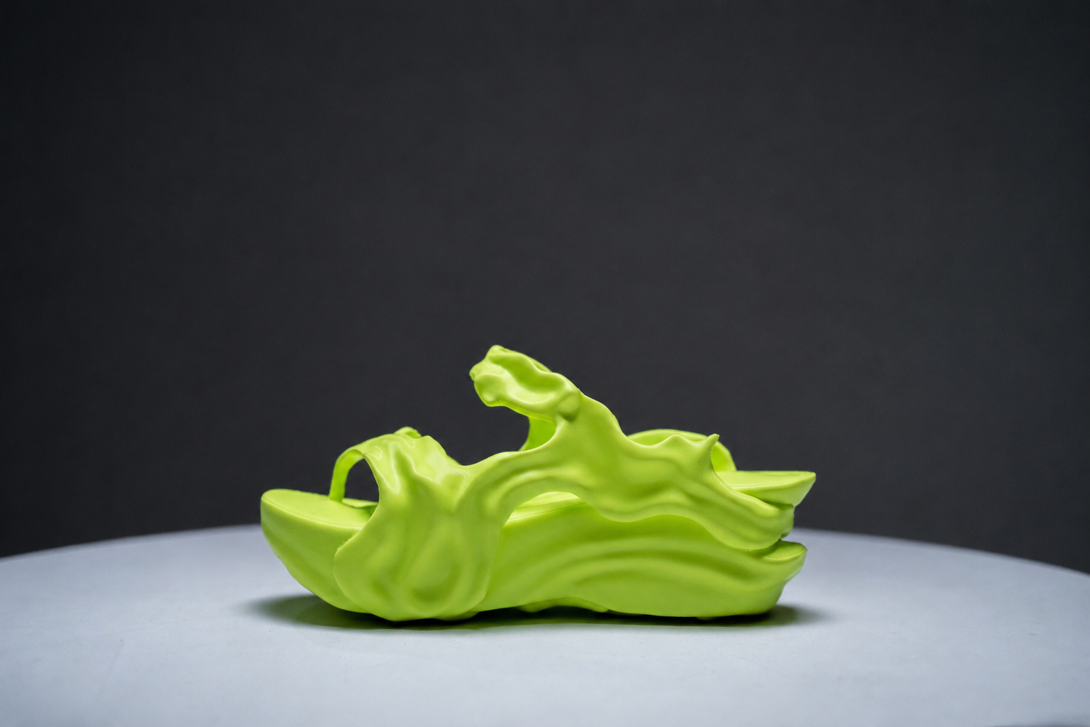 Sea Foam 3D Printed Flatform Sandals