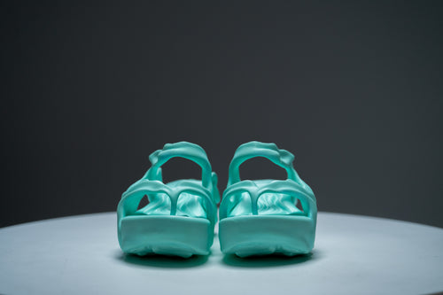 Sea Foam 3D Printed Flatform Sandals