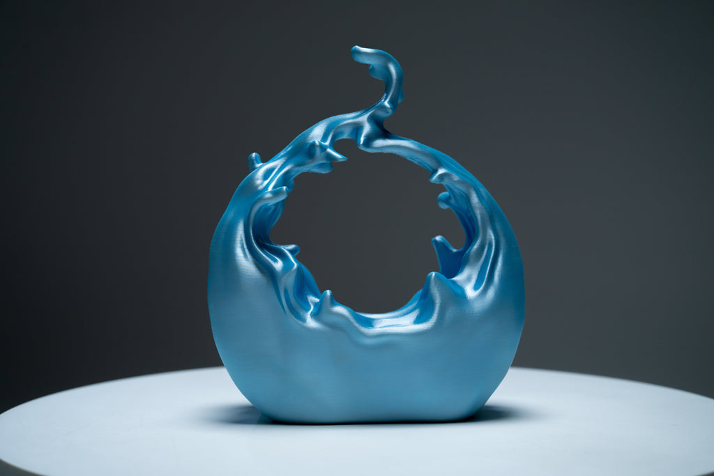 Tidal Wave Silk 3D Printed Bag