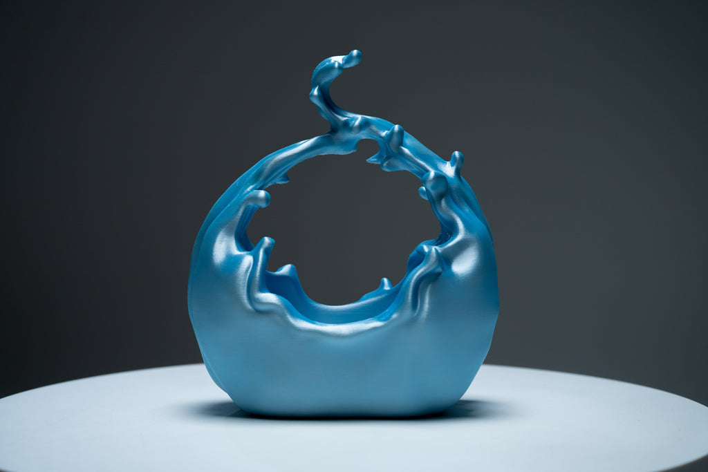 Tidal Wave Silk 3D Printed Bag