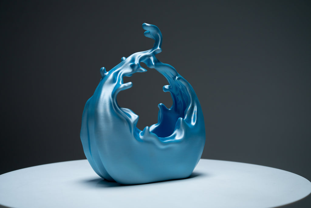 Tidal Wave Silk 3D Printed Bag